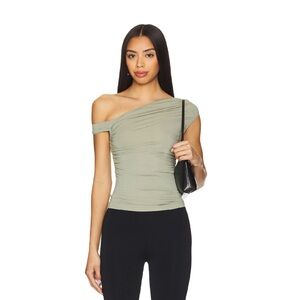 Superdown Moxie Top in sage